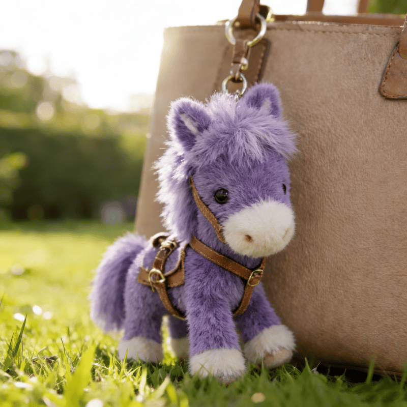 🔥Last Day 49% OFF - Ponytata Plush Pony Bag Charm and Keychain 🐎✨2026 Year of the Horse Gift 🎁Perfect for Lovers, Family & Kids!