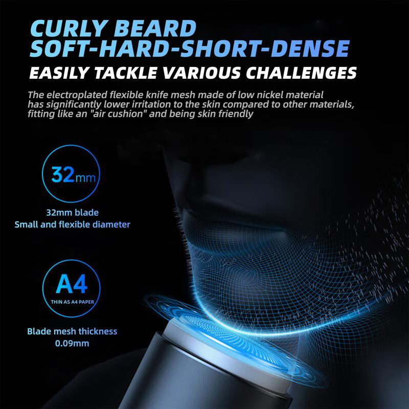 🔥【OFFICIAL STORE】Portable Electric Shaver – Fast, Precise & Travel-Ready