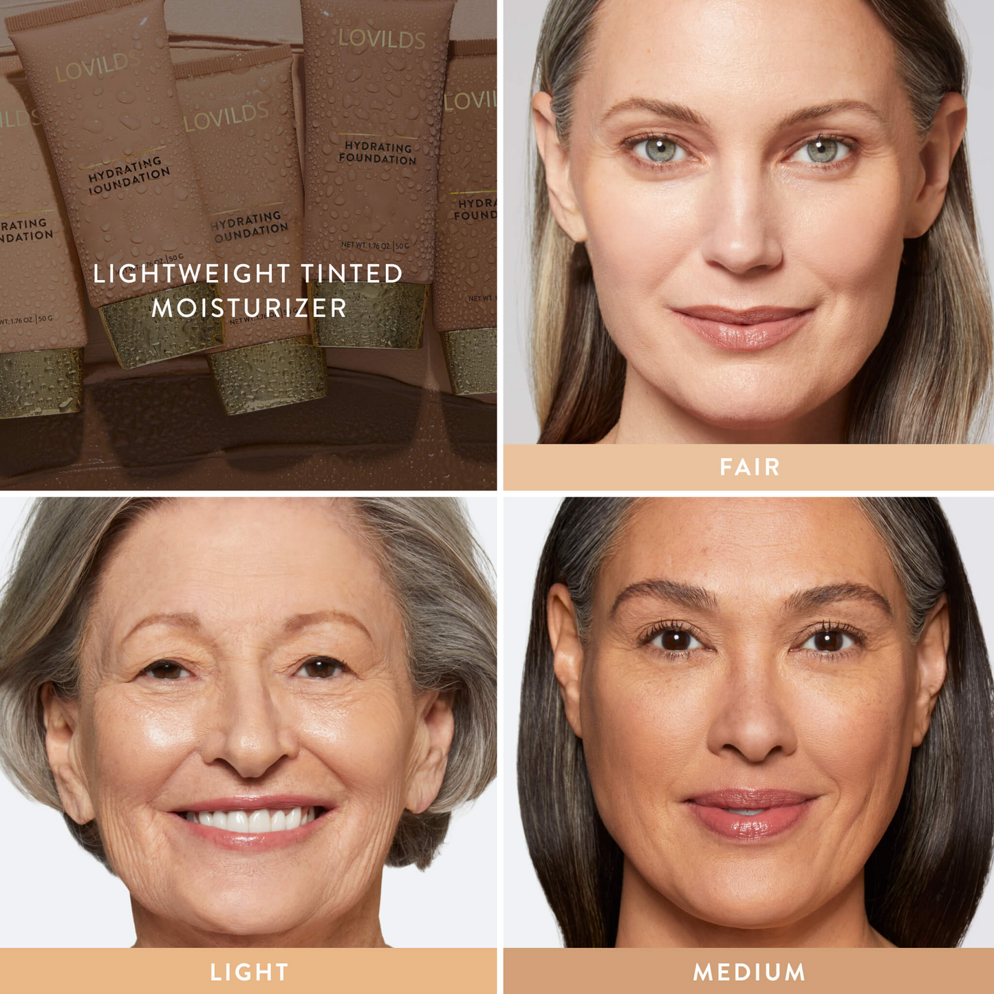 Lightweight Tinted Moisturizer+ Blush cream+ Wonder Brush