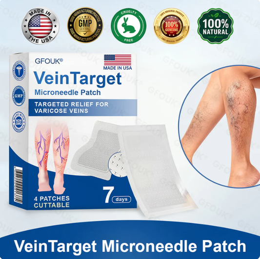 😻GFOUK® VeinTarget Microneedle Patch⚡Instant Relief, Long-Term Results