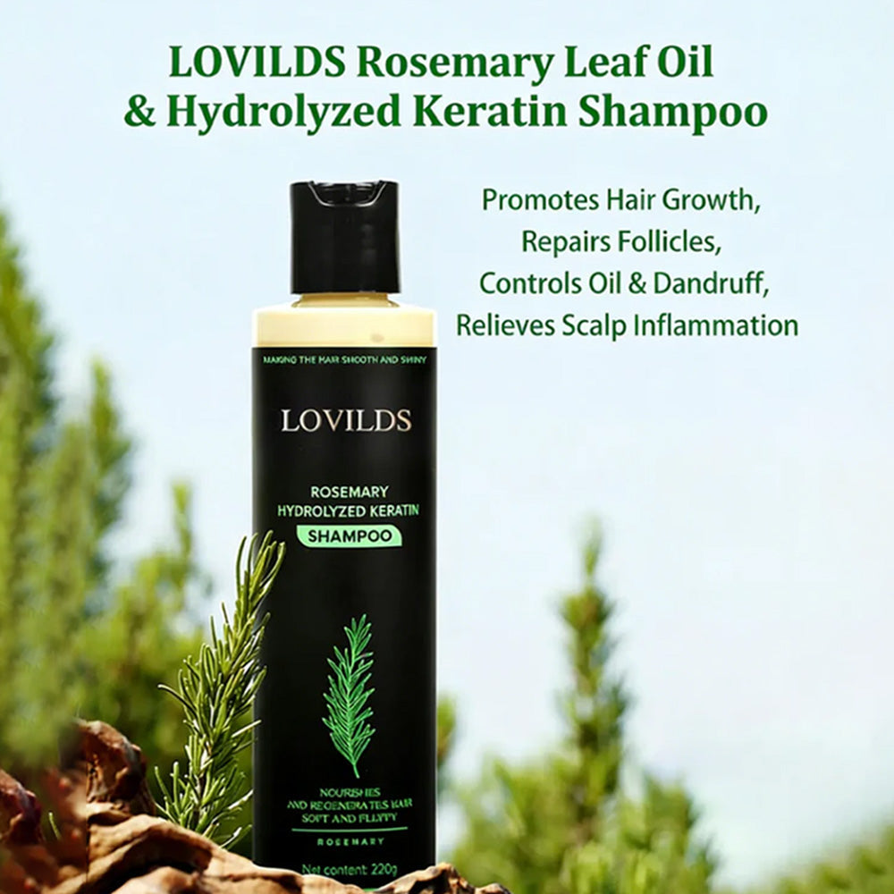 🔥Final 3 Hours: 70%OFF🔥LOVILDS® Rosemary Hydrolyzed Keratin Shampoo