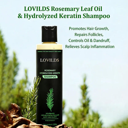 🔥Final 3 Hours: 70%OFF🔥LOVILDS® Rosemary Hydrolyzed Keratin Shampoo