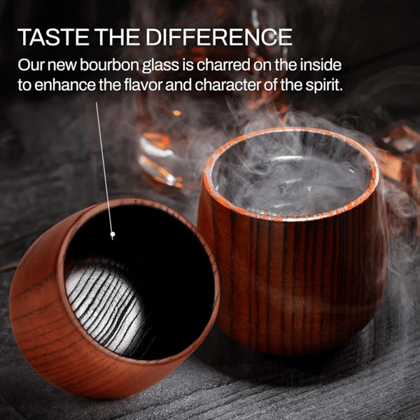 🔥Last Day 49% OFF🔥Handmade and Charred Drinking Vessel -Original Wooden Bourbon Drinking Cup