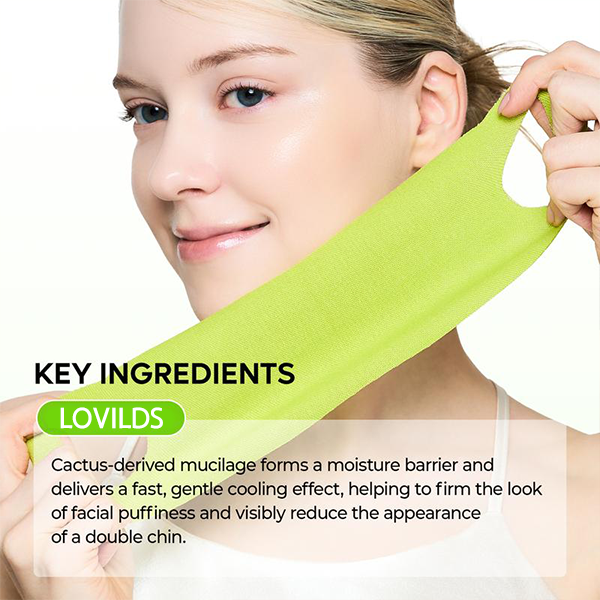 LOVILDS™ V-Lift Mewing Band - Cactus Cooling | De-Puffing & Pore Refining Care