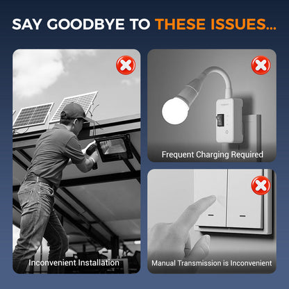 Outdoor Solar Clip Light with Motion Sensor