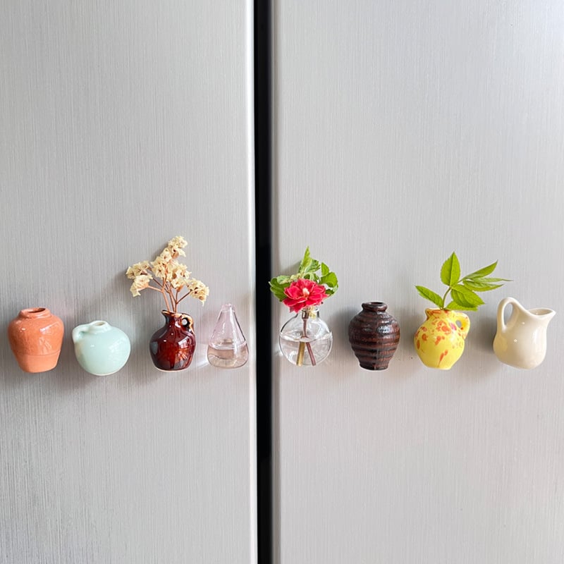 🎁Last Day Sale 49% OFF🌸 Mini Ceramics Vase Fridge Magnet