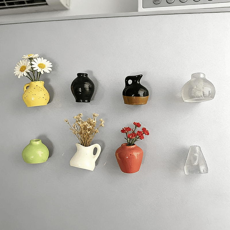 🎁Last Day Sale 49% OFF🌸 Mini Ceramics Vase Fridge Magnet