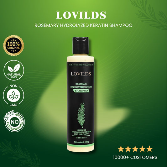 🔥Final 3 Hours: 70%OFF🔥LOVILDS® Rosemary Hydrolyzed Keratin Shampoo