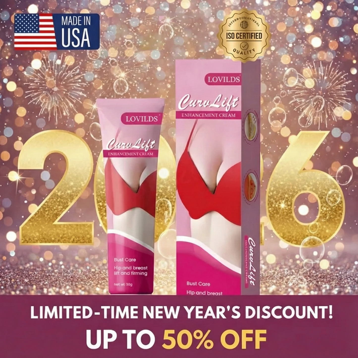 New Year's Special Offer💝 LOVILDS ® CurvLift Enhancement Cream
