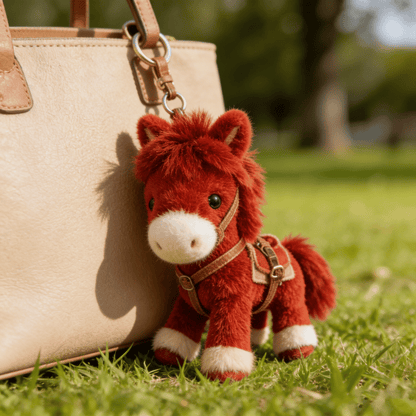 🔥Last Day 49% OFF - Ponytata Plush Pony Bag Charm and Keychain 🐎✨2026 Year of the Horse Gift 🎁Perfect for Lovers, Family & Kids!