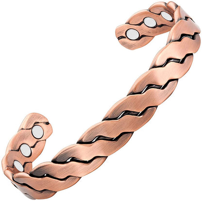🔥🔥Diystar® Copper Bracelets for Women. Pure Copper Magnetic Bracelet with 3800 Gauss Effective Magnets