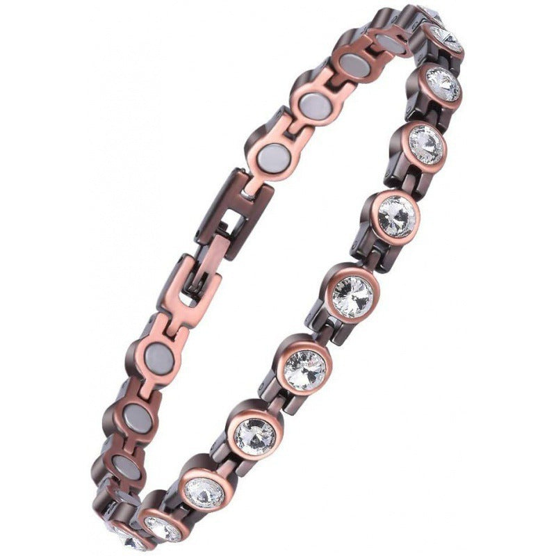 🔥🔥Diystar® Copper Bracelets for Women. Pure Copper Magnetic Bracelet with 3800 Gauss Effective Magnets