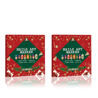 12 Colors DIY Nail Art Pens Set