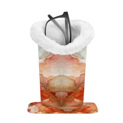 💖2026 Portable Magnetic Glasses Holder | Leather Frame & Plush Lining for Scratch Protection