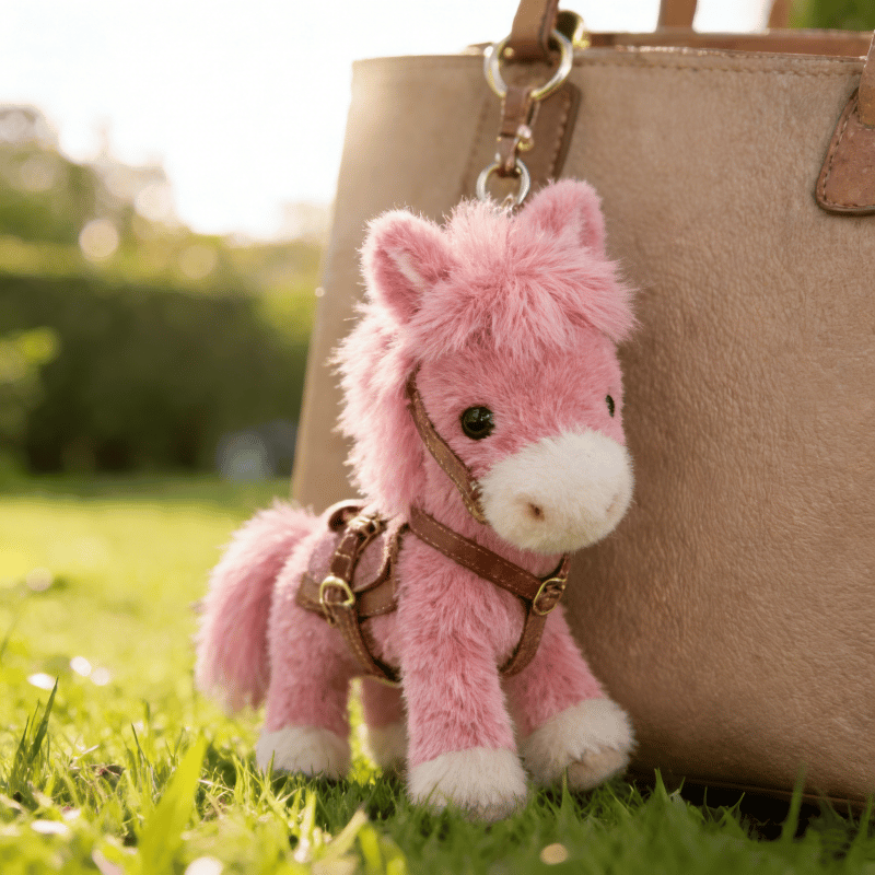 🔥Last Day 49% OFF - Ponytata Plush Pony Bag Charm and Keychain 🐎✨2026 Year of the Horse Gift 🎁Perfect for Lovers, Family & Kids!
