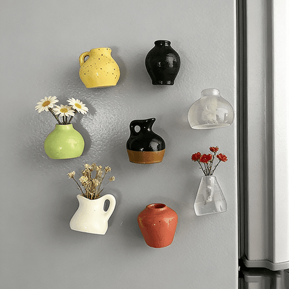 🎁Last Day Sale 49% OFF🌸 Mini Ceramics Vase Fridge Magnet