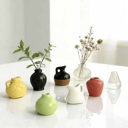 🎁Last Day Sale 49% OFF🌸 Mini Ceramics Vase Fridge Magnet