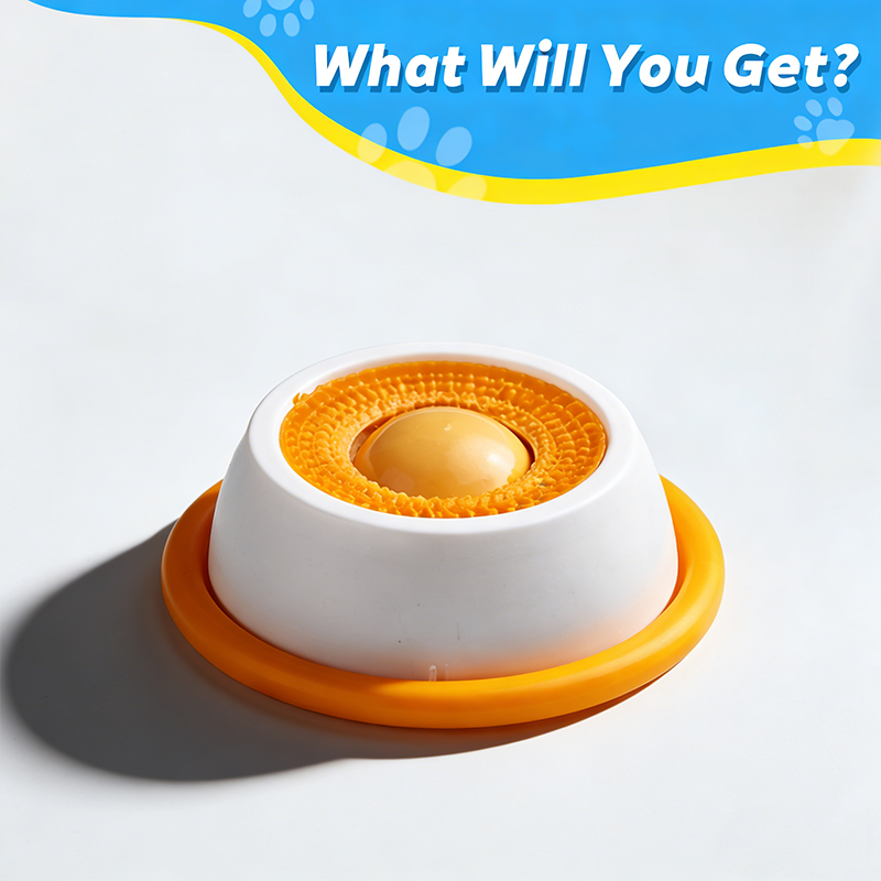 🐾BBOJI™ Vet-Recommended Slow Feeder Bowl for Dogs & Cats - Interactive Anti-Gulping Pet Dish for Healthy Tummies