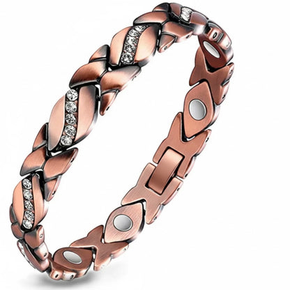 🔥🔥Diystar® Copper Bracelets for Women. Pure Copper Magnetic Bracelet with 3800 Gauss Effective Magnets
