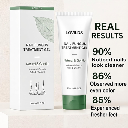 LOVILDS Natural Nail Fungus Treatment Gel - Fungus Cream, Multi-Purpose Nail Repair