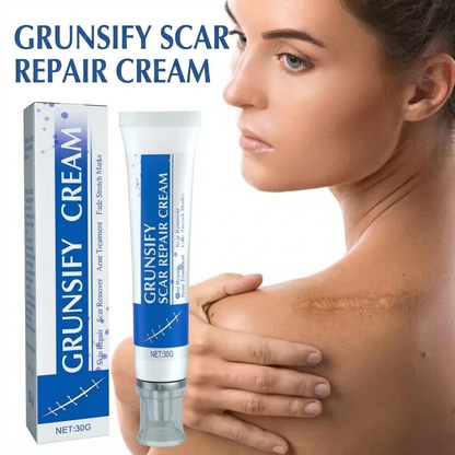 Grunsify Advanced Scar Repair Cream – Fade Scars & Tighten Skin for Men and Women