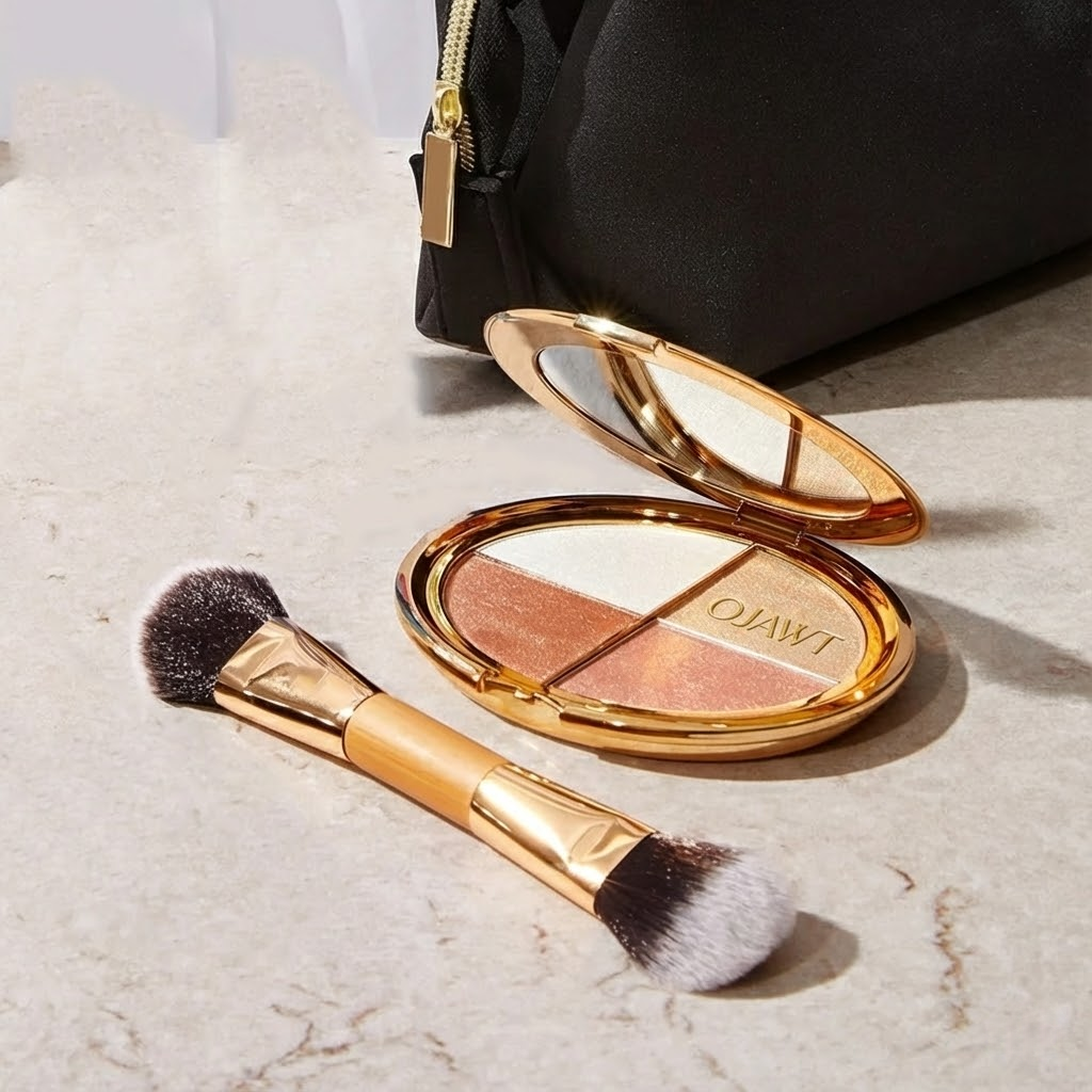 QIAWI Glow Gallery highlighting eye & cheek palette