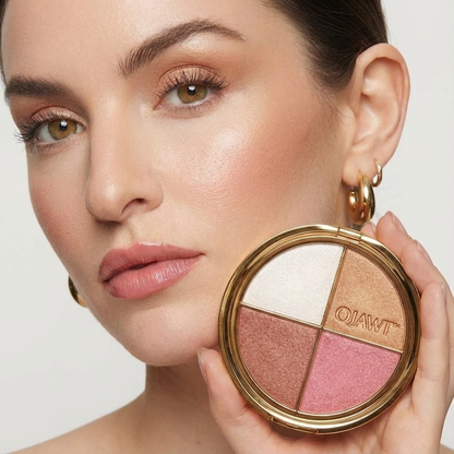 QIAWI Glow Gallery highlighting eye & cheek palette