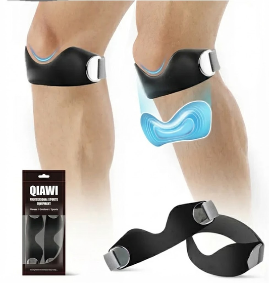 QIAWI Silicone Patella Knee Strap for Pain Relief