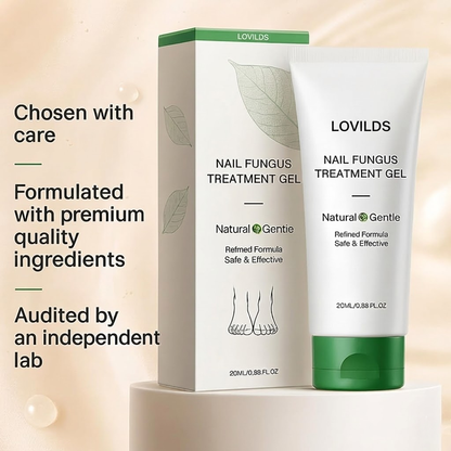 LOVILDS Natural Nail Fungus Treatment Gel - Fungus Cream, Multi-Purpose Nail Repair