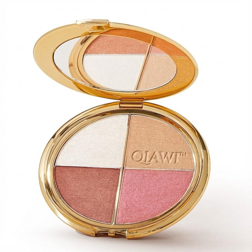QIAWI Glow Gallery highlighting eye & cheek palette